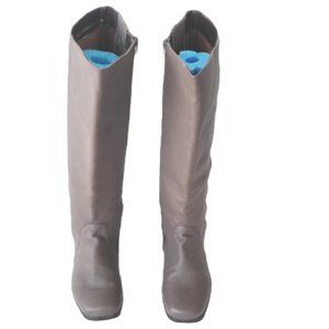 Step Up comfort leather gray boots Size 8W